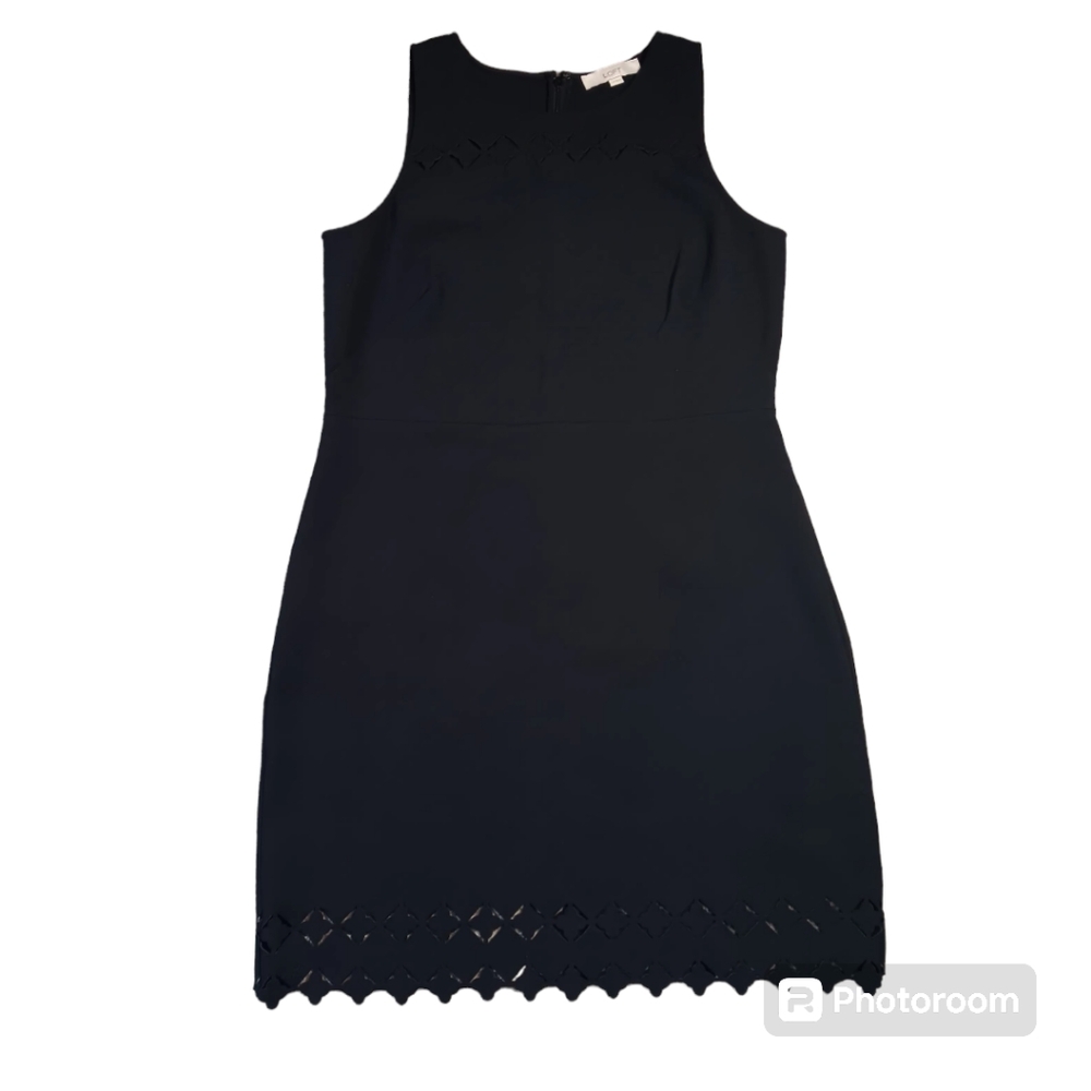 Loft Dress Women's 14 Black Career Professional Office